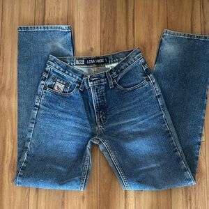 Cruel Girl Low Rise Blue Straight Jeans